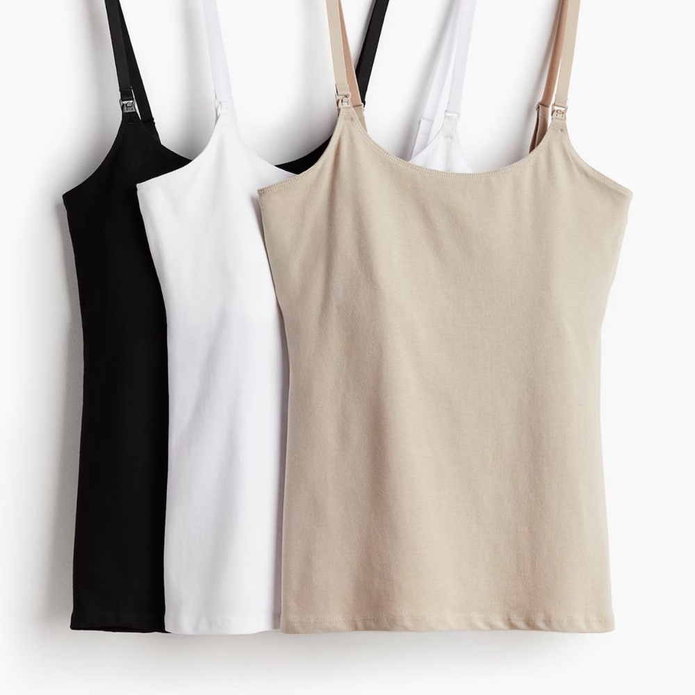 H&M  nursing Cami 3 pack